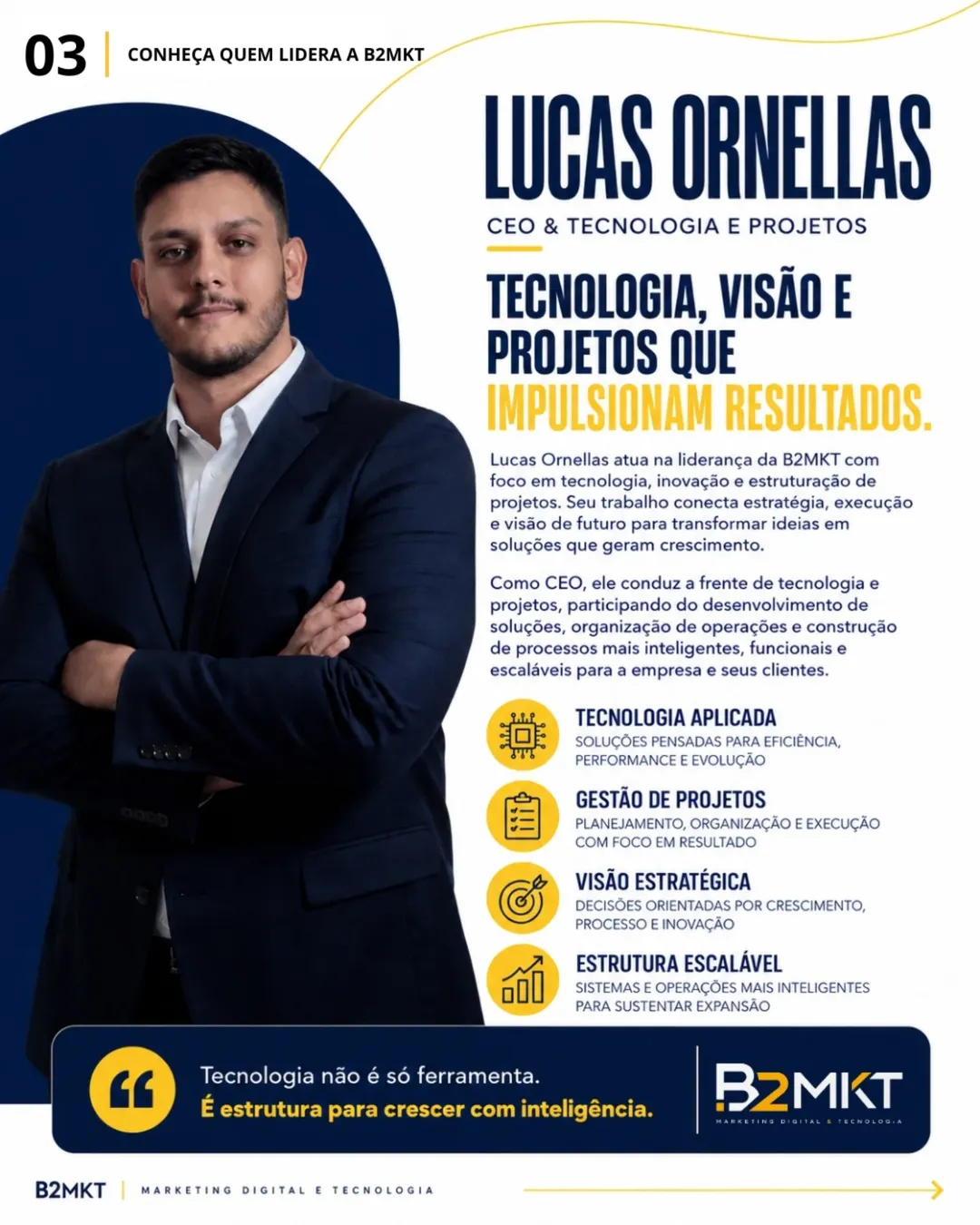 Lucas Ornellas - CEO & Tecnologia e Projetos